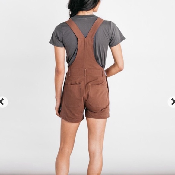 Bridge and Burn Morse Rust Shortalls - Picture 2 of 5